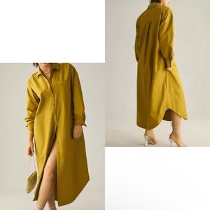 NEW ANTHRO* “The Soren Long Sleeve Shirt Dress”